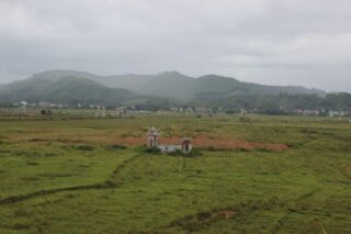 Cemetery out in the fields